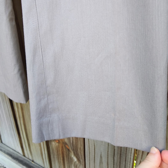 Banana Republic Martin Fit Career Wear Grey Pinstr - Picture 3 of 7